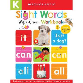 Wipe-Clean Workbooks: Sight Words (Scholastic Early Learners) - (Hardcover)