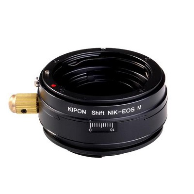  Kipon Shift Lens Mount Adapter for Nikon F Mount Lens to Canon EOS M Camera 