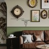 Clockswise Classic Round Decorative Hanging Wall Clock with Scroll Frame for Home Entryway Living Room Bedroom - 2 of 4