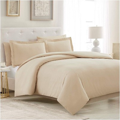 Soft Brushed Microfiber Duvet Cover & Sham Set - Mellanni