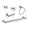 5 Piece Bathroom Towel Rack Set Wall Mount - 2 of 4