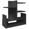 Aghana Digitals Black Plywood Desktop Organizer with Open Shelves - 49x20x52.5cm, 20kg Capacity for - 2 of 4
