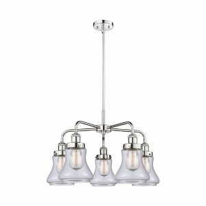 Bellmont - 5 Light Stem Hung Chandelier In Art Deco Style-15.25 Inches Tall and 24 Inches Wide - 1 of 1