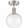Access Lighting Port Nine 1 - Light Flush Mount in  Brushed Steel - 4 of 4
