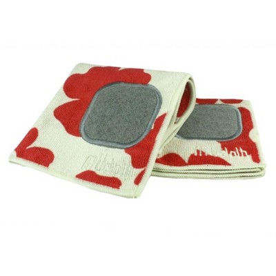 Mu Kitchen 12 X 12 Microfiber Dish Cloth With Scrubber Poppy Red   GUEST 6351a352 4110 40ff A914 155679e6d643