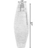 Uniquewise Bamboo Cylinder Shaped Floor Vase - Handcrafted Tall Decorative Vase - Ideal for Dining Room, Living Room, and Entryway - 4 of 4