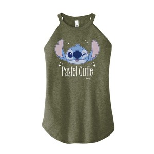 Women's - Disney - Lilo & Stitch Graphic High Neck Tank - 1 of 2
