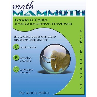 Math Mammoth Grade 6 Tests and Cumulative Reviews - by  Maria Miller (Paperback)
