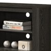 70" Particle Board TV Stand with Open Adjustable Shelves and Cable Management Cutouts for Living Room and Bedroom - 2 of 4