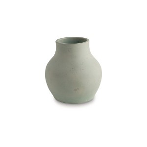 Signature Design by Ashley Baychester 10.25" Vase, Antique Green Terra Cotta - 1 of 4