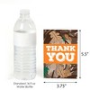 Big Dot of Happiness Gone Hunting - Deer Hunting Camo Baby Shower or Birthday Party Thank You Cards (8 count) - 3 of 4