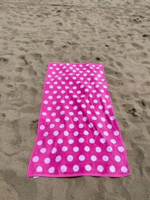  DOMIKING Polka Dot Beach Towels Oversized Microfiber Beach Towel  for Adults Quick Fast Dry Lightweight Big Large Towels Blanket for The  Swimming, Sports, Beach Travel,74 x 37 : Home & Kitchen