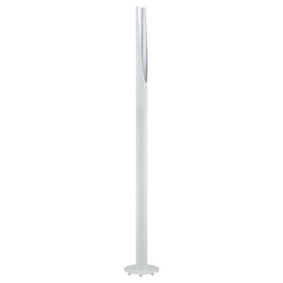 LED 1-Light Barbotto Floor Lamp Matte White/Silver - EGLO