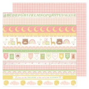 American Crafts Patterned Double-Sided Cardstock 12"X12" - 1 of 2