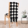PiccoCasa Chenille Couch Sofa Chair Bed Living Room Throw Blankets with Fringe Tassel Lightweight 1 Pc - 4 of 4