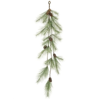 Sullivans Artificial Snow Pine Vine 48"L Green