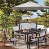 9' Round Outdoor Patio Market Umbrella with Faux Wood Pole - Threshold™ - 2 of 4