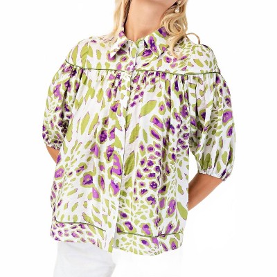 Women's Colorful Cowgirl Leopard Top - GiGiO