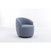 CAVINAS 360 Degree Swivel Chairs, Fabric Barrel Chair, Swivel Accent Chair, Single Sofa Chair, Round Armchair for Living Room, Bedroom - 4 of 4
