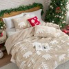 Amelie Home 3 Pieces Plush Comforter Set, Ultra-Soft Winter Bedding - 2 of 4