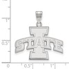 Black Bow Jewelry 14k White Gold Iowa State Cyclones NCAA Large Pendant - 2 of 3
