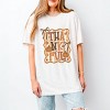 Simply Sage Market Coquette Thankful Stripes Short Sleeve Tee - 2 of 4