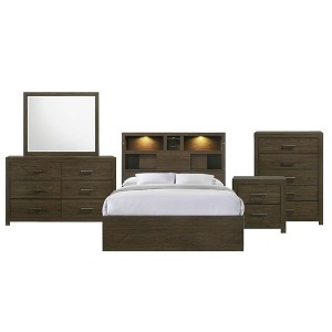 5pc Hendrix Music Bedroom Set Walnut - Picket House Furnishings - 1 of 4