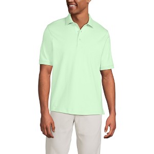 Lands' End Men's Short Sleeve Cotton Supima Polo Shirt - 1 of 4