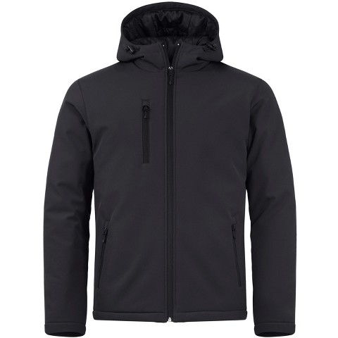 Clique Equinox Insulated Mens Softshell Jacket - Black - Large