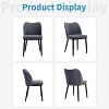 Upholstered Fabric Dining Room Side Chairs, Chair for Dining Room with Padded Seat and Wood Legs - 3 of 4