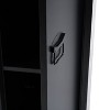 ZACHVO Modern Black Storage Cabinet with Glass Doors and Adjustable Shelves - 2 of 4