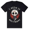 Seven Times Six Friday The 13TH Shirt Men's Jason Voorhees Chibi Short Sleeve Graphic Tee Black - 3 of 4