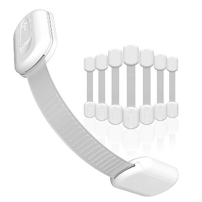 Baby Locks (8-Pack) Child Safety Cabinet Proofing 3M Adhesive Cabinet Drawer Door Latches