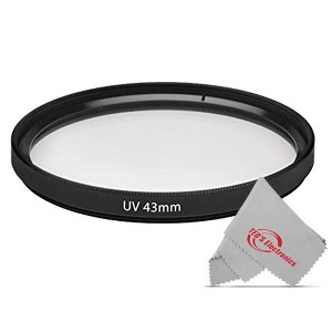 Vivitar 43mm Ultra Slim MC UV Lens Filter for Fuji Fujifilm XF 23mm f/2 XF 35mm f/2 R WR - 1 of 4