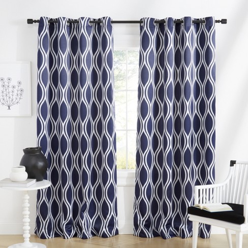 Exclusive Home Alfie Room Darkening Blackout Grommet Top Curtain