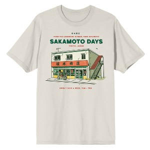 Sakamoto Days Sakamoto's Store Adult Sand Crew Neck Short Sleeve T
