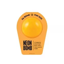 Da Bomb Bath Fizzers Neon Orange Bath Bomb - 3.5oz