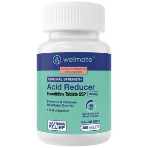 WELMATE Acid Reducer Famotidine 10mg Tablets 300ct - 1 of 4