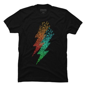 Men's Design By Humans Electro music By radiomode T-Shirt - 1 of 4