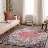 Hauteloom Kialla Magenta & Burnt Orange Area Rug - 4 of 4