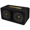 Kicker Dual 10 Inch Comp Bass Package 50DCWC102 with CXA4001 and amp wire kit - image 4 of 4