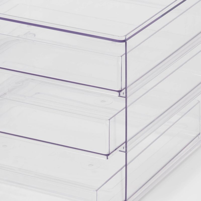 All Purpose 3 Drawer Storage Clear - Brightroom&#8482;, 4 of 10