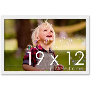 PosterPalooza | 19x12 Wood Frame with UV Acrylic, 6 Finishes: Black, White, Bronze, Silver, Wood, Mahogany - 1 of 4