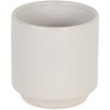 Cheung's Elegora Straight Side Solid Color Ceramic Pot - Small - Off White - 3 of 3