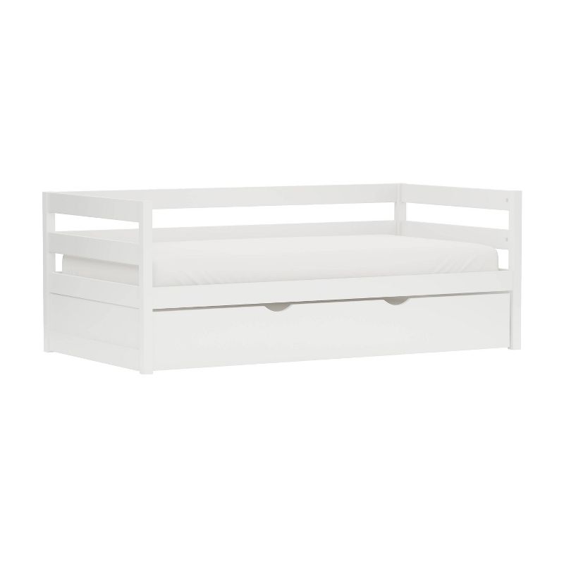 Twin Kids&#39; Caspian Daybed with Trundle White - Hillsdale Furniture, 1 of 14