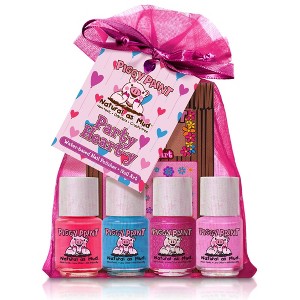 Piggy Paint Nail Polish Set - 4pk/0.25 fl oz each + 1 Nail Art - 1 of 4