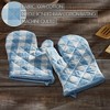 Annie Buffalo Check Blue Oven Mitt Set of 2 VHC Brands - 3 of 3