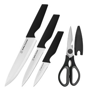 Dura Culina® 4-Piece Kitchen Knife Set Ultra Sharp Stainless Steel Kitchen Cutlery Knives and Shears - 1 of 4