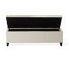 CAVINAS 51.25" Storage Ottoman Bench with Hidden Storage,Plush Footstool  with Soft-Close Hinges, Storage Bench for Living Room,Entryway - 2 of 4