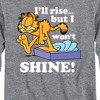 Boys' - Garfield - Rise But Won't Shine Long Sleeve Graphic T-Shirt - 2 of 4